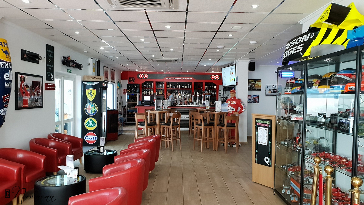 Silverstones interior bar area